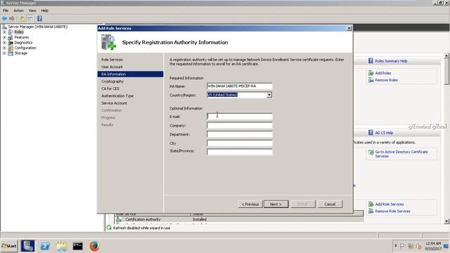 How to configure Windows Certificate server & Cisco ASA enrollment Digital Certificate PKI смотреть онлайн