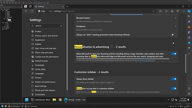 PowerShell: Disable Microsoft Edge Personalize your web experience смотреть онлайн