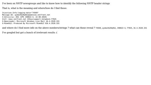Unix & Linux: data identification from NNTP смотреть онлайн
