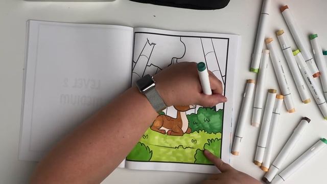 The Best Animal Coloring Book for Kids - Deer Coloring Page смотреть онлайн