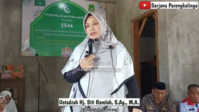 Ceramah Bugis~Ustadzah Hj. Siti Ramlah, S.Ag. M.A.~Safari Muslimat NU Kab. Sidrap~Mushollah Ashiddi смотреть онлайн