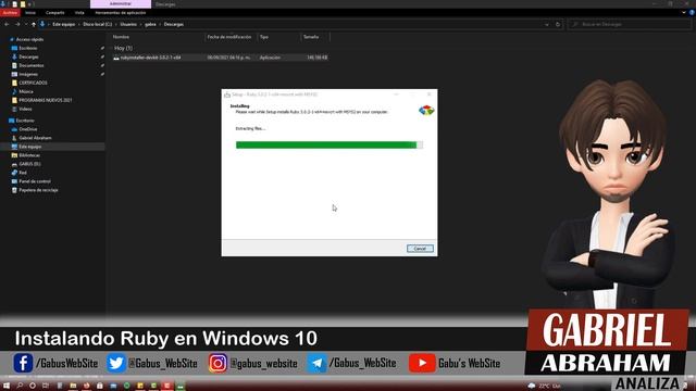 Instalando Ruby en Windows 10 смотреть онлайн