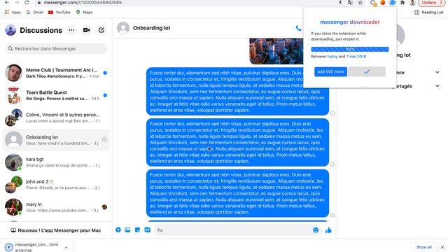 messenger downloader chrome extension смотреть онлайн