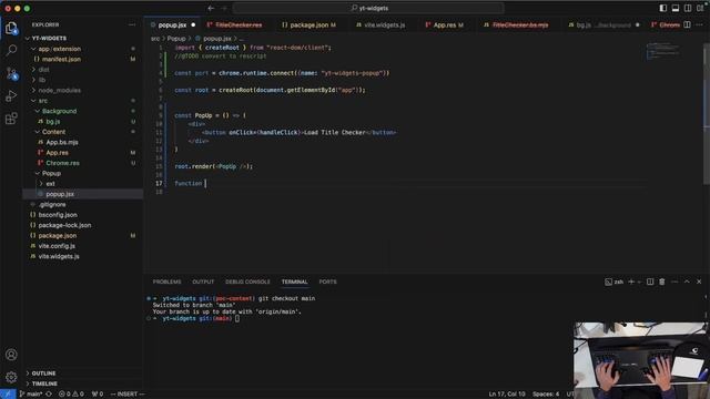 Day 3 ReScript Chrome Extension port message passing - App in a week pt3 смотреть онлайн