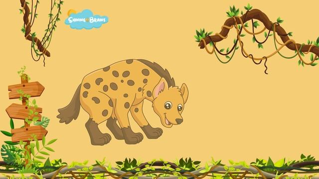 Wild Animals Names for kids | Learn Wild Animals Names | English Vocabulary | Shiningbrains смотреть онлайн