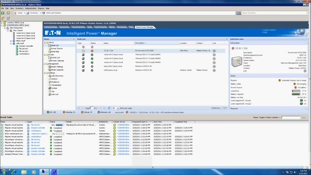 Eaton Intelligent Power Manager And VMware Integration