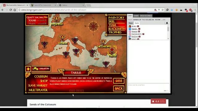 [Sands Of The Coliseum] User Script (Kongregate) смотреть онлайн