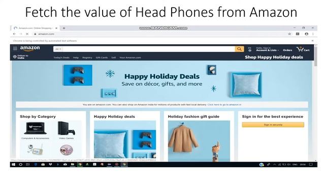 Fetch Actual price and Selling price of HeadPhones from Amazon website by using Selenium смотреть онлайн