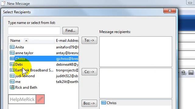 Use BCC to help stop spam смотреть онлайн