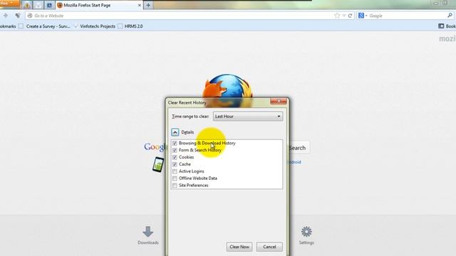 Delete Browser History Of Mozilla Firefox Hindi смотреть онлайн