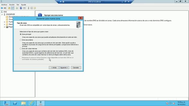 Windows Server 2012 - Crear nueva zona DNS смотреть онлайн