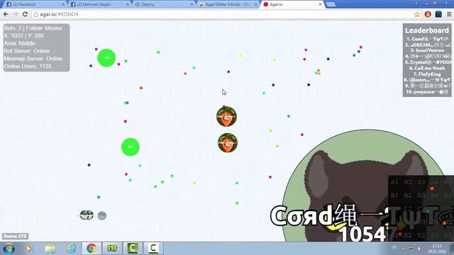 AGAR.IO NEW FACEBOOK BOTS (AFTER PATCH) AUGUST 2016 TUTORIAL // REAL AGAR.IO BOTS HACK !! смотреть онлайн