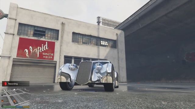 GTA 5 Chrome Z-Type Car смотреть онлайн