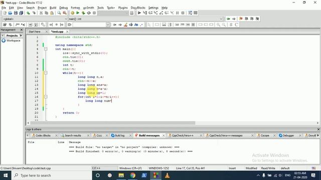 Matrix Decomposition || April Cook-Off 2020 Division 2 || c++ solution смотреть онлайн