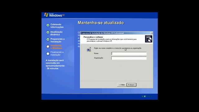 Instalando windows XP SP3 смотреть онлайн