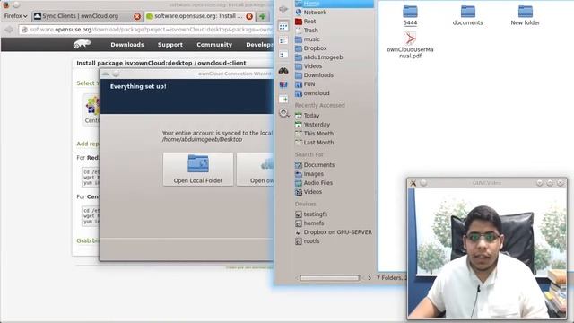 14) مزامنة الحاسوب مع owncloud смотреть онлайн