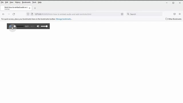 HTML - how to embed audio, add controls and style with CSS смотреть онлайн