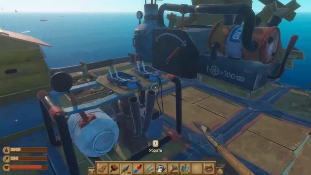 Улей и покраска кухни ► RAFT прохождение №20 смотреть онлайн