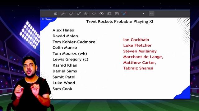SOB vs TRT Dream11 | Southern Brave vs Trent Rockets Dream11 Team & Playing XI | TRT vs SOB смотреть онлайн