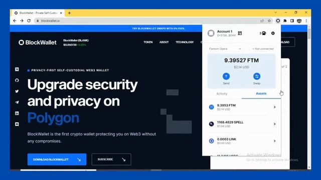 How to turn on Phishing Protection with Blockwallet #defi #Polygon #ethereum #crypto #blockchain смотреть онлайн