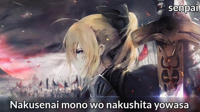 Fate/night: Unlimited Blade Works Opening 2 Full『Brave Shine』by Aimer (Lyrics) смотреть онлайн