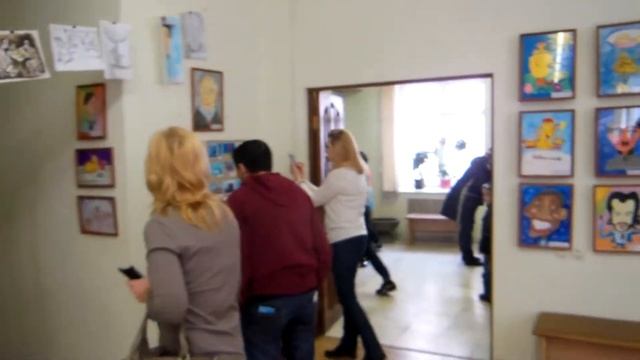 2 апреля 2017 г. выставка карикатур 