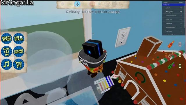 Побег Gogorilla из кухни Roblox