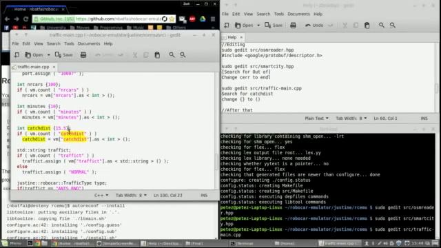 Robocar Emulator Linux Mint (17.3) English tutorial смотреть онлайн