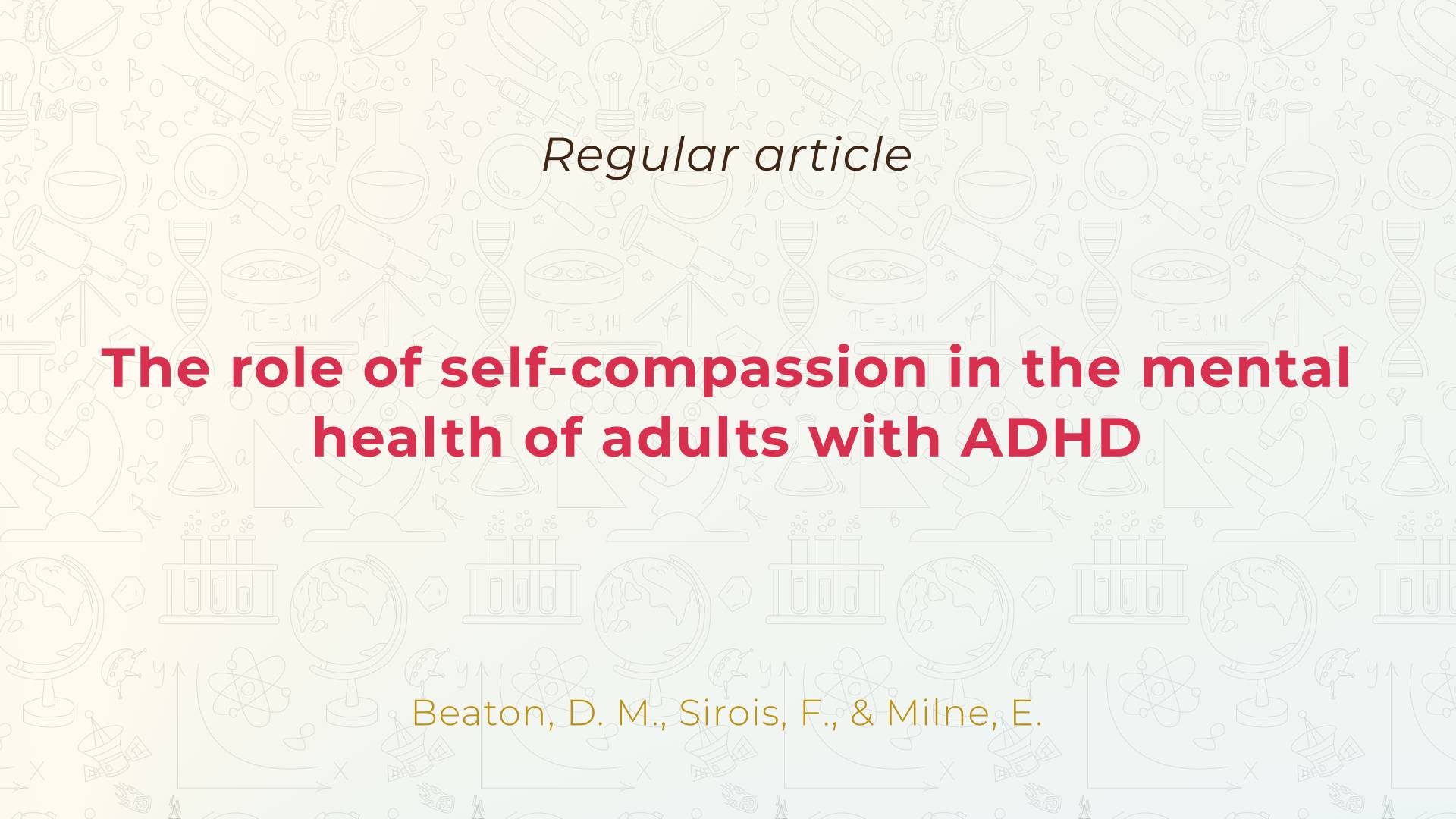 The role of self-compassion in the mental health of adults with... | Journal of Clinical Psychology смотреть онлайн