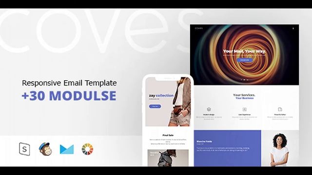 Coves - Responsive Email Template Minimal | Themeforest Website Templates and Themes смотреть онлайн