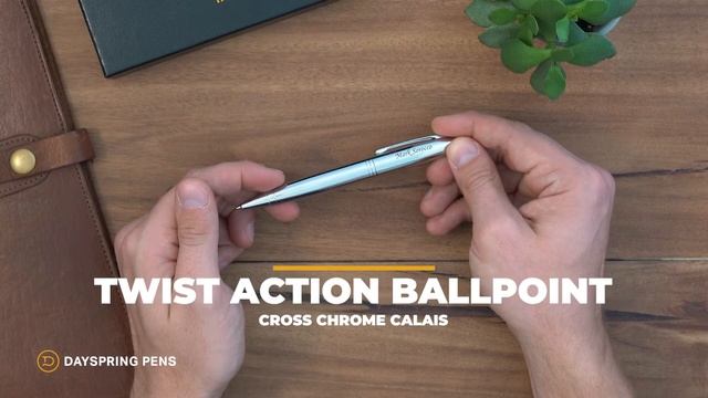 Cross Calais Ballpoint Pen- Lustrous Chrome | Dayspring Pens смотреть онлайн