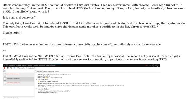 My Chrome "jumps" to non-existent HTTPS protocol смотреть онлайн