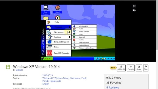 Windows XP Version 19.914 смотреть онлайн