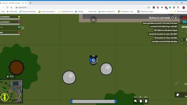 surviv io 2d battle royale game Google Chrome 2020 05 22 07 37 15 смотреть онлайн