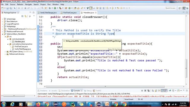 Verify Title Of page|GetUrl|GetpageSource make Reusable method and Add in framework смотреть онлайн