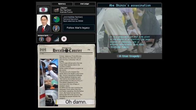 Shinzo-Abe's assasination(TNO-HOI4 style) смотреть онлайн