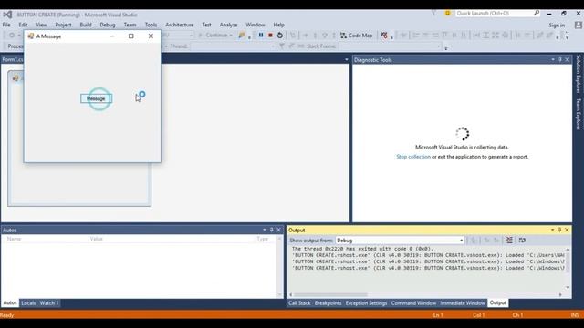 #C#windowform how to Create a button in C# Window Form in hindi and Urdu смотреть онлайн