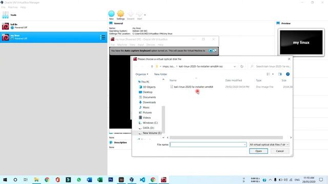 How to install Kali Linux on virtual box || VM's смотреть онлайн