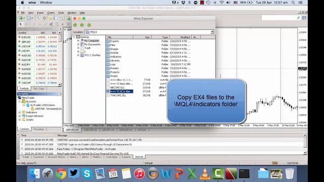 How to install indicators in Metatrader 4 (MT4) on Mac (Apple) computers смотреть онлайн
