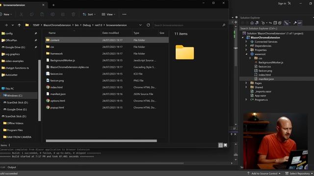 Use C# to make a Chrome Extension смотреть онлайн