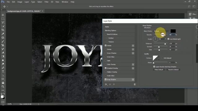 Tutorial: Metal Text Effect Using Photoshop смотреть онлайн