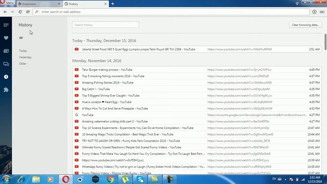 Quick Way How to Clear History In Opera Browser 2016 смотреть онлайн