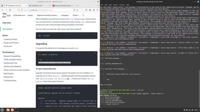 Install Yarn, VueJS and configure TS project | Linux Mint 21.3 смотреть онлайн