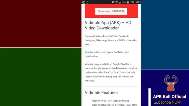 How to download Vidmate App HD Video Downloader for YouTube APK Bull смотреть онлайн