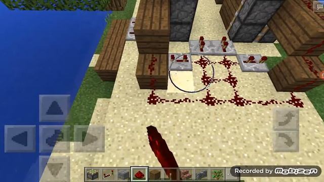 механическая дверь в minecraft pe 0.15.X смотреть онлайн