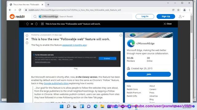 Microsoft Edge Canary gets the Followable web feature смотреть онлайн