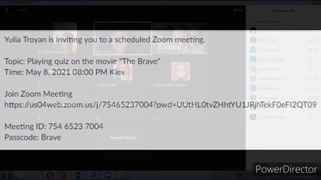 "The Brave" movie activities: reading a book, meeting online, doing quizzes смотреть онлайн