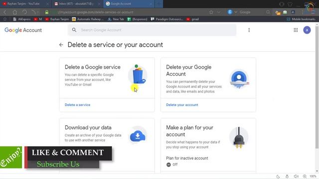 How to delete a Gmail Account Permanently | Gmail Tips in Bangla смотреть онлайн