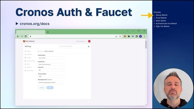 Cronos Authentication & Faucet смотреть онлайн