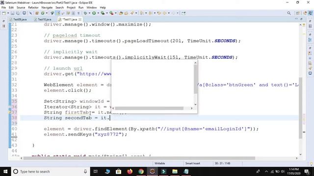 How to handle Multiple Windows/Tabs in Selenium - Selenium WebDriver Session 16 смотреть онлайн